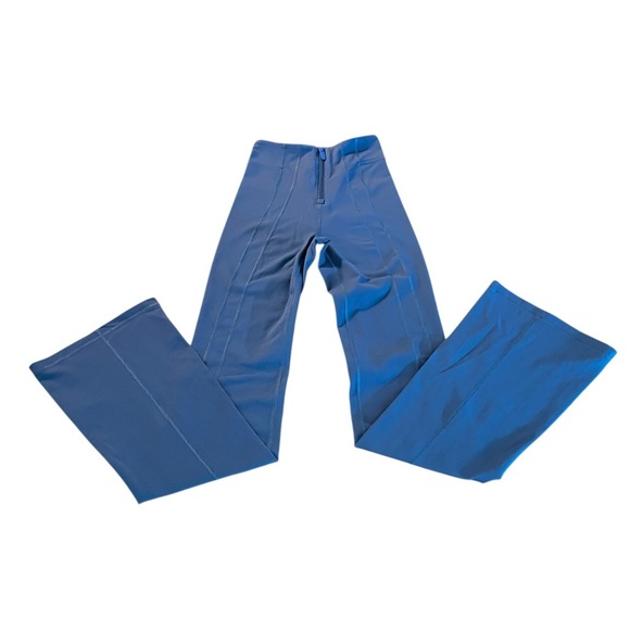 Lululemon Athletica Blue Flare Good Things Take Time Athletic Leggings - Picture 1 of 12